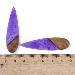 Resin & Wood Big Pendants&nbsp;WOOD-F015-08G
