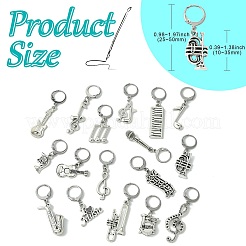 62Pcs 31 Style Alloy Locking Stitch Markers&nbsp;HJEW-CJ00058