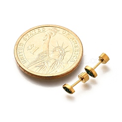 Ion Plating(IP) 304 Stainless Steel Stud Earrings&nbsp;EJEW-A118-13G-01