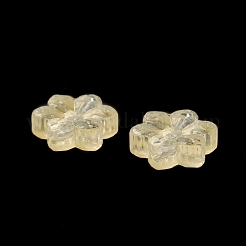 Spray Painted Transparent Glass Beads&nbsp;GLAA-D006-19