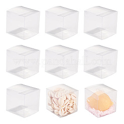 20Pcs Square Transparent Plastic PVC Box Gift Packaging&nbsp;CON-TA0001-26