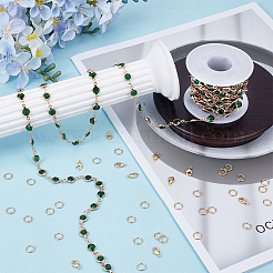 DIY Brass Rhinestone Jewelry Sets Making Kits&nbsp;DIY-OC0014-15A