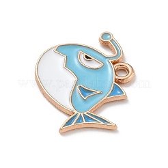 Alloy Enamel Pendants&nbsp;LS-ENAM-A008-44KCG-01