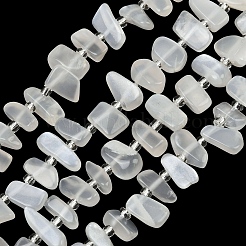 Natural White Moonstone Beads Strands&nbsp;G-L657-E02-01