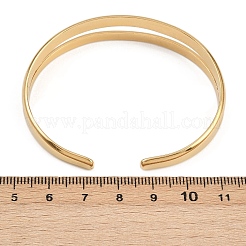 304 Stainless Steel Cuff Bangles for Women&nbsp;BJEW-B147-02G