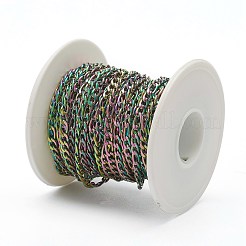 Ion Plating(IP) 304 Stainless Steel Figaro Chain&nbsp;STAS-H146-02MC