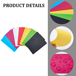28Pcs 7 Colors Plastic Sheets&nbsp;DIY-CP0013-26