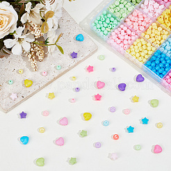 1140Pcs 24 Colors Opaque Acrylic Beads Sets&nbsp;SACR-PA0001-27