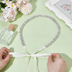 1Pc Polyester & Alloy Rhinestone Wedding Belt for Banquet Dress Decoration&nbsp;DIY-ME0001-73