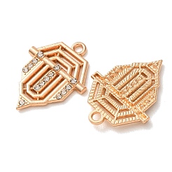 Alloy Rhinestone Pendants&nbsp;RB-CBAA987-01KCG