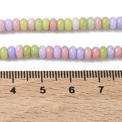 Ombre Effect Dyed Glass Beads Strands&nbsp;GLAA-C043-01D
