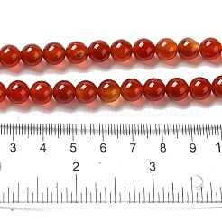 Natural Carnelian Beads Strands&nbsp;X-G-G390-8mm-03