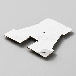 Letter A Computerized Towel Embroidery Cloth Self Adhesive Patches&nbsp;PATC-WH0007-37B-04