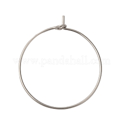 316 Surgical Stainless Steel Wine Glass Charms Rings&nbsp;STAS-L214-01D