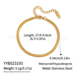 304 Stainless Steel Link Chain Bracelets for Women&nbsp;AF5599-3