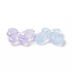 Transparent Frosted Acrylic Beads&nbsp;OACR-P013-32M