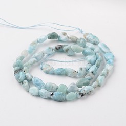 Natural Larimar Bead Strands&nbsp;G-M347-11