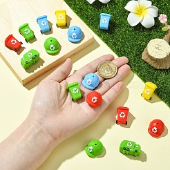 16Pcs 3 Styles Silicone Beads&nbsp;SIL-CJ0003-14
