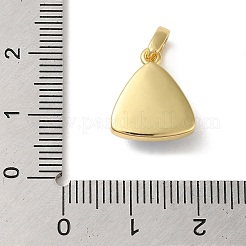 Rack Plating Brass with Synthetic Opal Pendants&nbsp;KK-S370-10G-03
