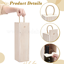 Wooden Red Wine Storage Boxes&nbsp;CON-WH0095-234