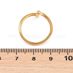 304 Stainless Steel Rhinestone Finger Rings for Women&nbsp;SA-CBA45D5-28B-G