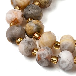 Natural Crazy Agate Beads Strands&nbsp;G-D105-B03