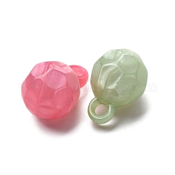 Opaque Luminous Glitter Powder Acrylic Pendants&nbsp;OACR-G052-12C