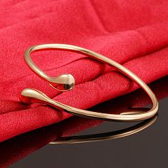 Real 18K Gold Plated Brass teardrop&nbsp;BJEW-BB07402