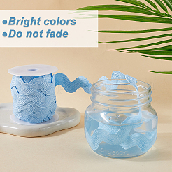 9 Yards Polyester Wavy Fringe Trim Ribbon&nbsp;OCOR-XCP0002-92B