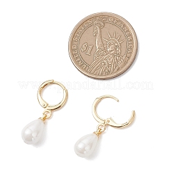 Shell Pearl Leverback Earrings&nbsp;EJEW-JE06905