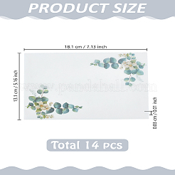 14Pcs Leaf Pattern Parchment Paper Envelopes&nbsp;DIY-LP0005-91