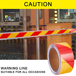 Waterproof EPT(Ethylene Propylene Terpolymer) & PVC Reflective Self-adhesive Tape&nbsp;DIY-WH0030-82A
