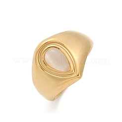 304 Stainless Steel Cuff Open Rings&nbsp;RJEW-S629-04G