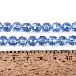Transparent Glass Beads Strands&nbsp;GLAA-Q107-02A-14