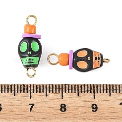 Halloween Acrylic & Polymer Clay Connector Charms&nbsp;PALLOY-JF05967