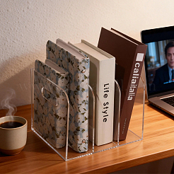 Transparent Acrylic Bookshelf&nbsp;ODIS-WH0099-234