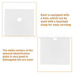 12 Sets Mineral Identification Streak Plates&nbsp;AJEW-FH0003-13
