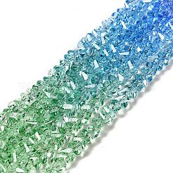 Transparent Glass Bead Strands&nbsp;X-GLAA-H023-02B