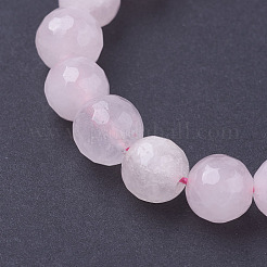 Natural Rose Quartz Beads Strands&nbsp;G-G099-F8mm-15