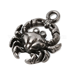 304 Stainless Steel Rhinestone Pendants&nbsp;STAS-B128-26AS