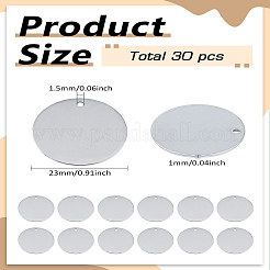 30Pcs 304 Stainless Steel Pendants&nbsp;STAS-LP0002-87
