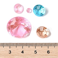 Acrylic Rhinestone Pointed Pointed Back Cabochons&nbsp;GACR-XCP0001-03