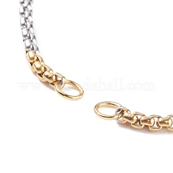 304 Stainless Steel Box Chains Slider Bracelet Making&nbsp;AJEW-JB01118-01