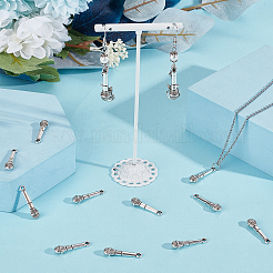 60Pcs Tibetan Style Alloy Pendants&nbsp;TIBE-SC0004-55-RS