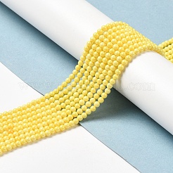 Cubic Zirconia Imitation Pearl Bead Strands&nbsp;ZIRC-P109-03A-04