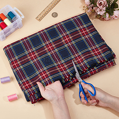 1M Cotton Tartan Pattern Fabric&nbsp;DIY-PH0035-74A-02