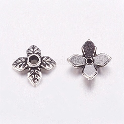 Tibetan Style Alloy Bead Caps&nbsp;LF0124Y