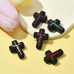 5Pcs 5 Colors Silicone Beads&nbsp;SIL-FS0001-06B