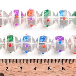 Glass with Enamel Beads Strands&nbsp;GLAA-M047-01A