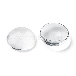 Transparent Glass Cabochons&nbsp;GGLA-R026-16mm